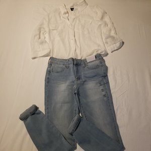 So Low Rise Denim Jeggins